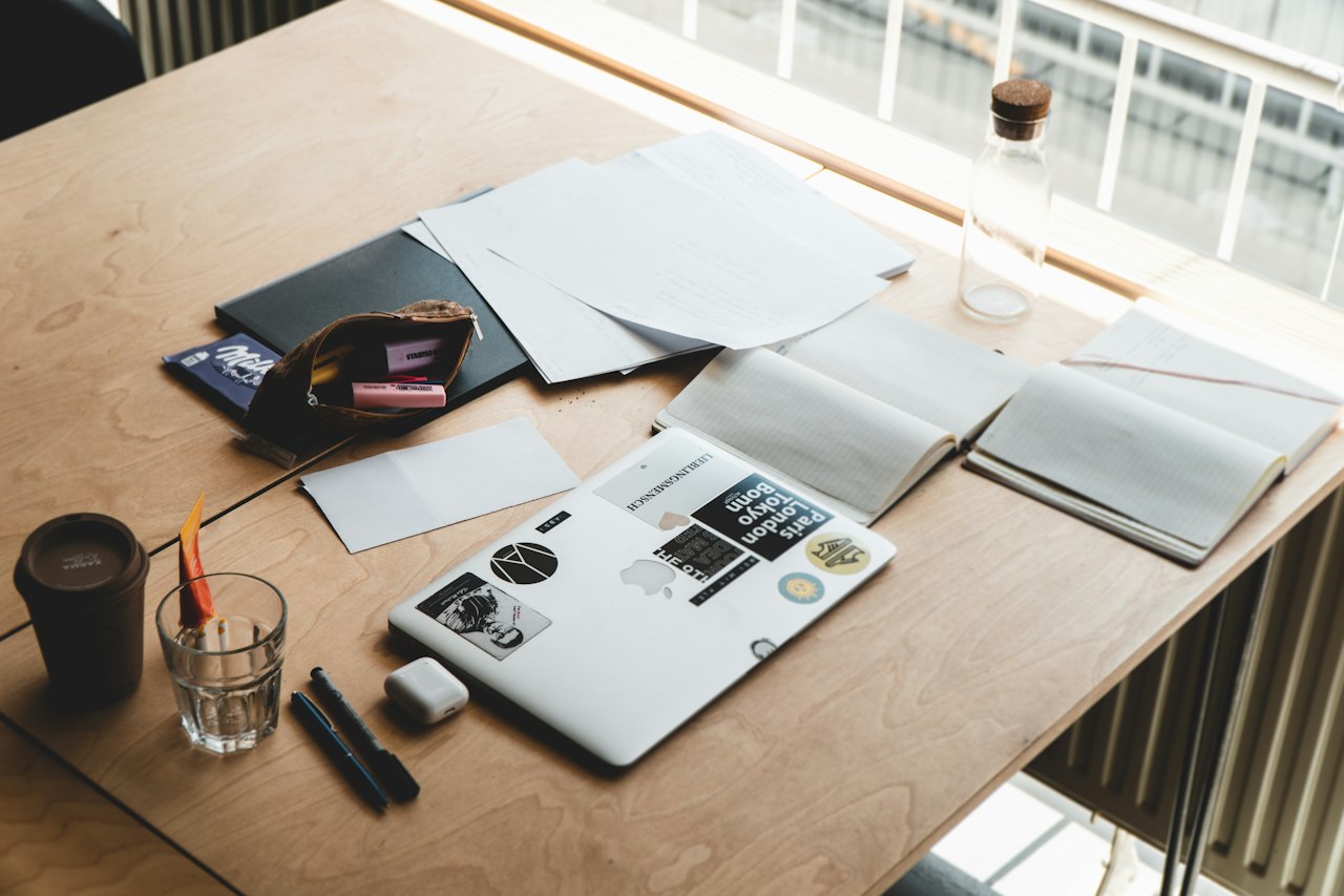 Business documents organised for a batch review