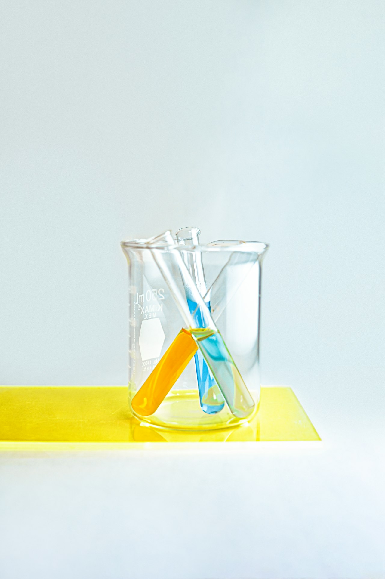 Laboratory glassware used in stability testing